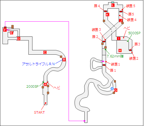 カタコンベマップ