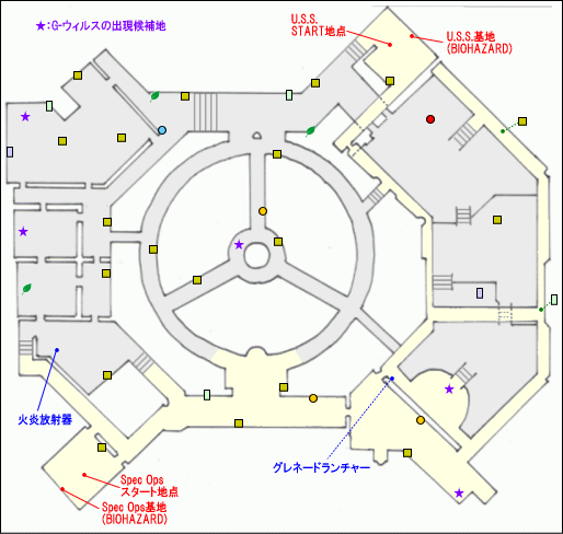 VERSUSマップ:バーキン・ラボ