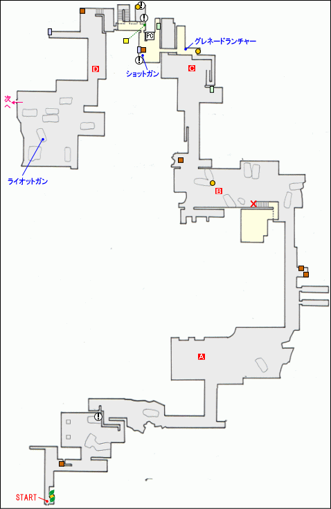 エコーシックス・ミッション1マップ2
