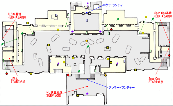 VERSUSマップ:スナイパーストリート