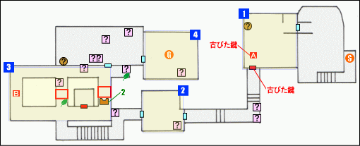 レイドモード(難易度DARK)：Stage1マップ