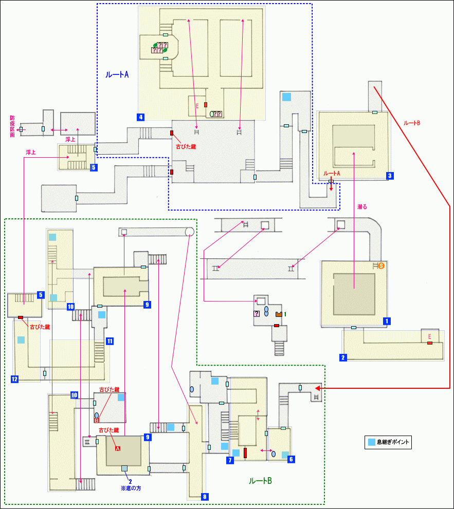 レイドモード(難易度DARK)：Stage14-1マップ