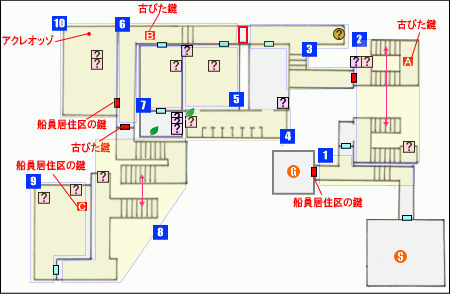 レイドモード(難易度DEEP)：Stage3マップ