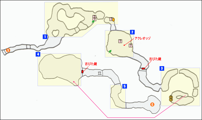 レイドモード(難易度ABYSS)：Stage4マップ