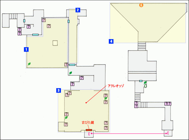 レイドモード(難易度DEEP)：Stage7-3マップ