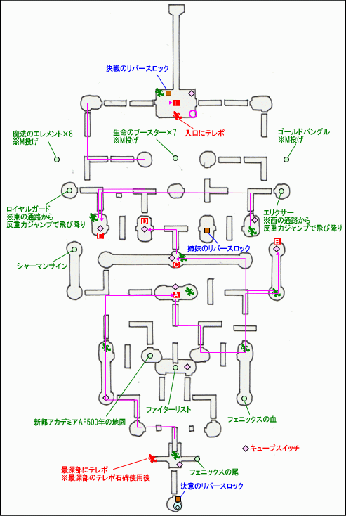 新都アカデミア AF500年マップ