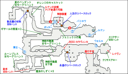 ビルジ遺跡 AF100年マップ